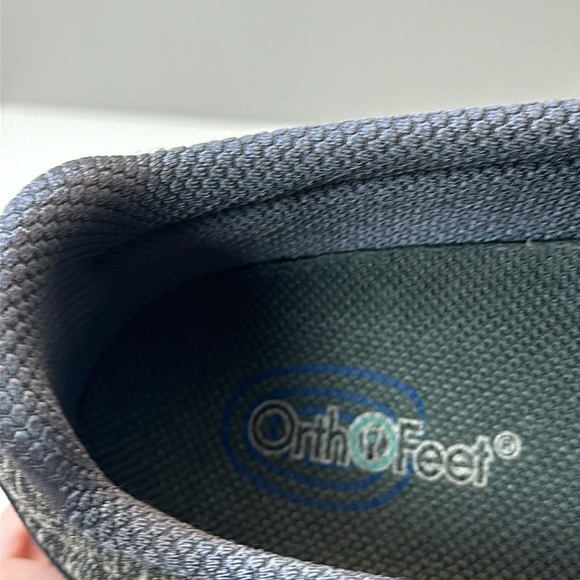 Orthofeet 822 Quincy Stretch Gray Orthotic Slip On Shoes Womens 11X-Wide (2E) - Picture 10 of 15